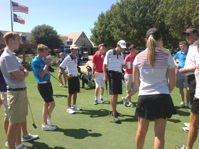 Golfers in Texas